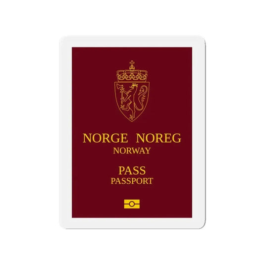 Norway Passport 1999 Ordinary - Refrigerator Magnet 6 Inch - The Sticker Space
