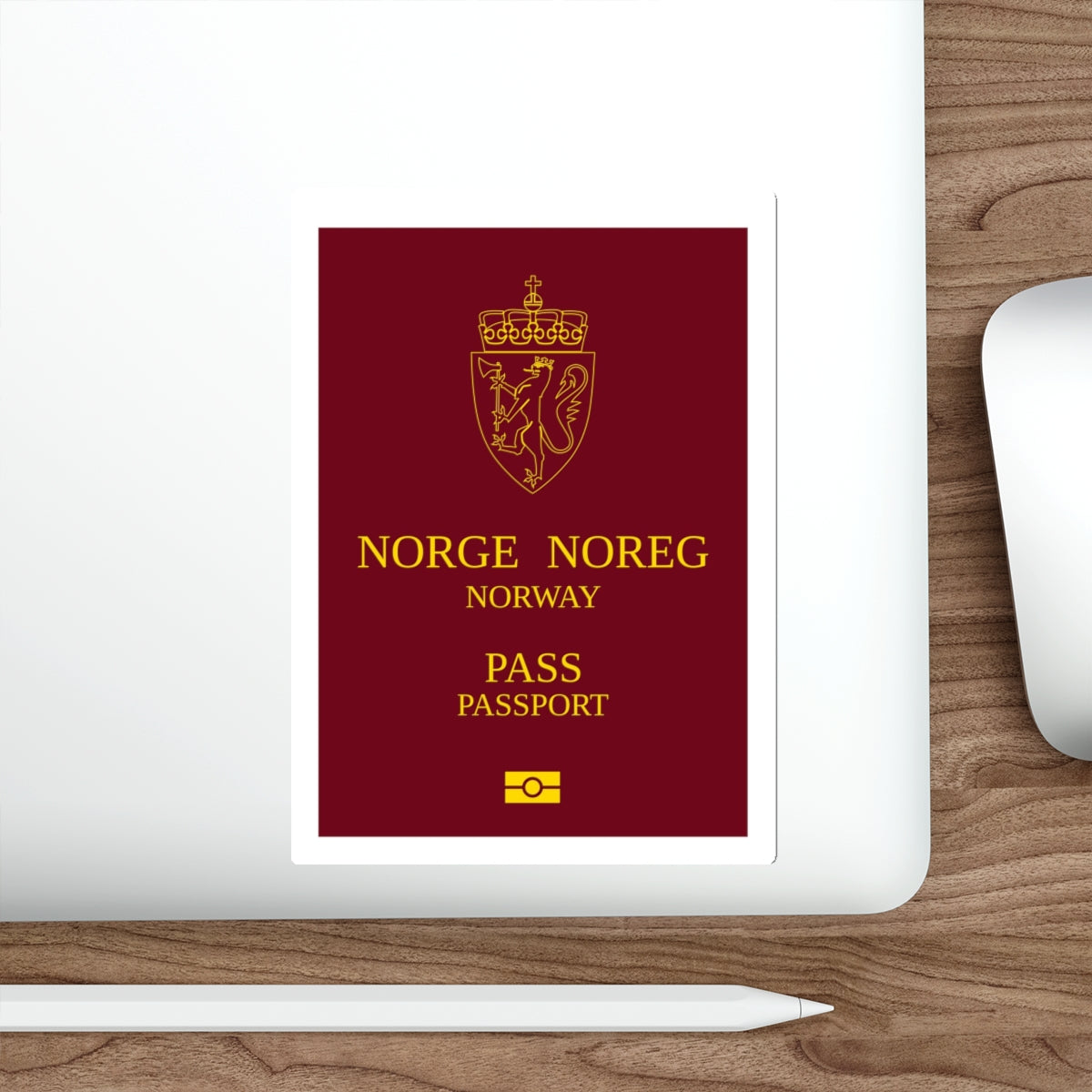 Norway Passport 1999 Ordinary STICKER Vinyl Die-Cut Decal-The Sticker Space