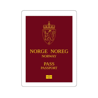 Norway Passport 1999 Ordinary STICKER Vinyl Die-Cut Decal 2 Inch - The Sticker Space