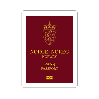 Norway Passport 1999 Ordinary STICKER Vinyl Die-Cut Decal - The Sticker Space