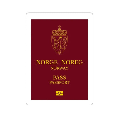 Norway Passport 1999 Ordinary STICKER Vinyl Die-Cut Decal - The Sticker Space