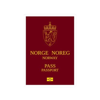 Norway Passport 1999 - STICKER Vinyl Kiss-Cut Decal 2 Inch White - The Sticker Space