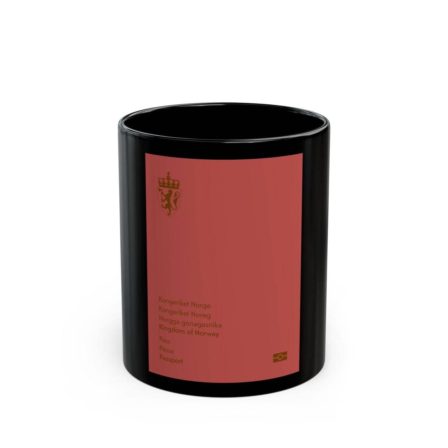 Norway Passport 2020 - Black Coffee Mug