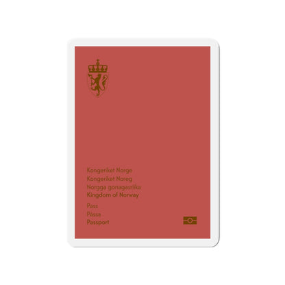 Norway Passport 2020 Ordinary - Die-Cut Magnet-3" x 3"-The Sticker Space