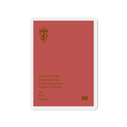 Norway Passport 2020 Ordinary - Refrigerator Magnet 3 Inch - The Sticker Space