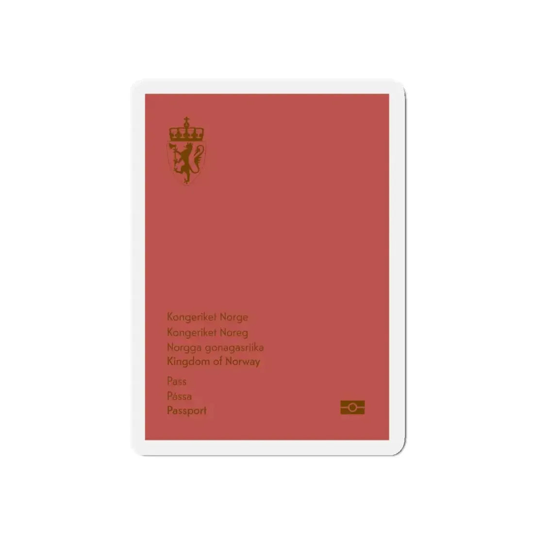 Norway Passport 2020 Ordinary - Refrigerator Magnet - The Sticker Space