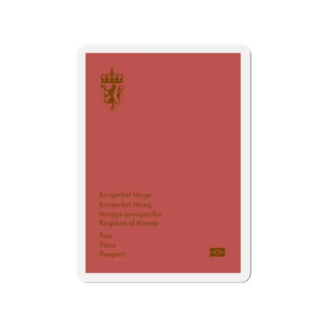 Norway Passport 2020 Ordinary - Refrigerator Magnet - The Sticker Space