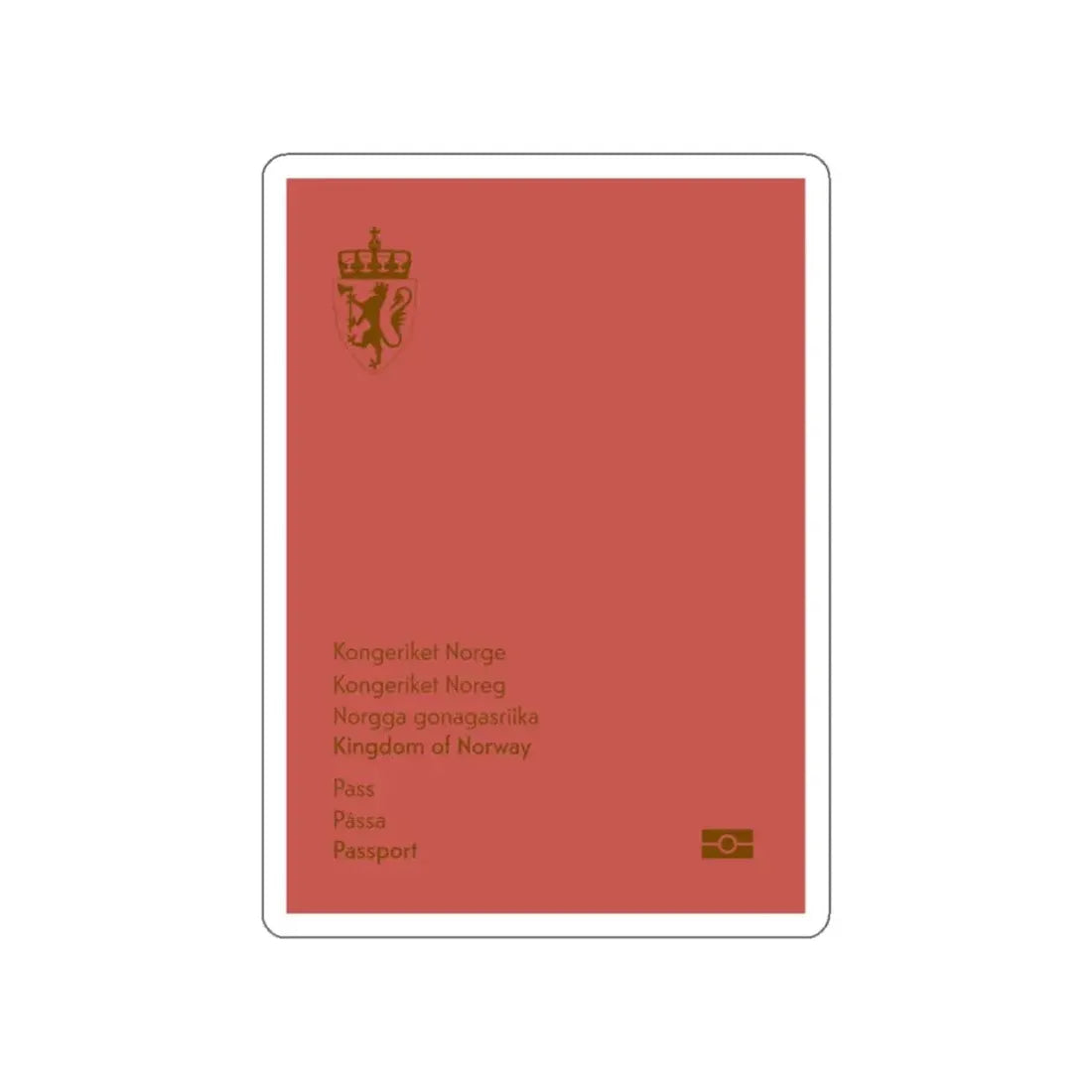 Norway Passport 2020 Ordinary STICKER Vinyl Die-Cut Decal 2 Inch - The Sticker Space