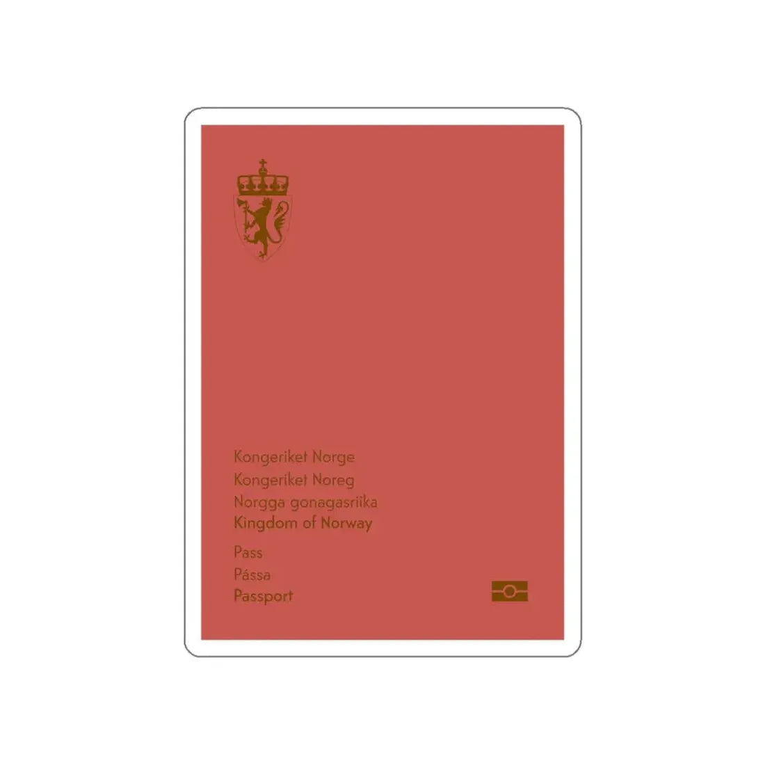 Norway Passport 2020 Ordinary STICKER Vinyl Die-Cut Decal 5 Inch - The Sticker Space