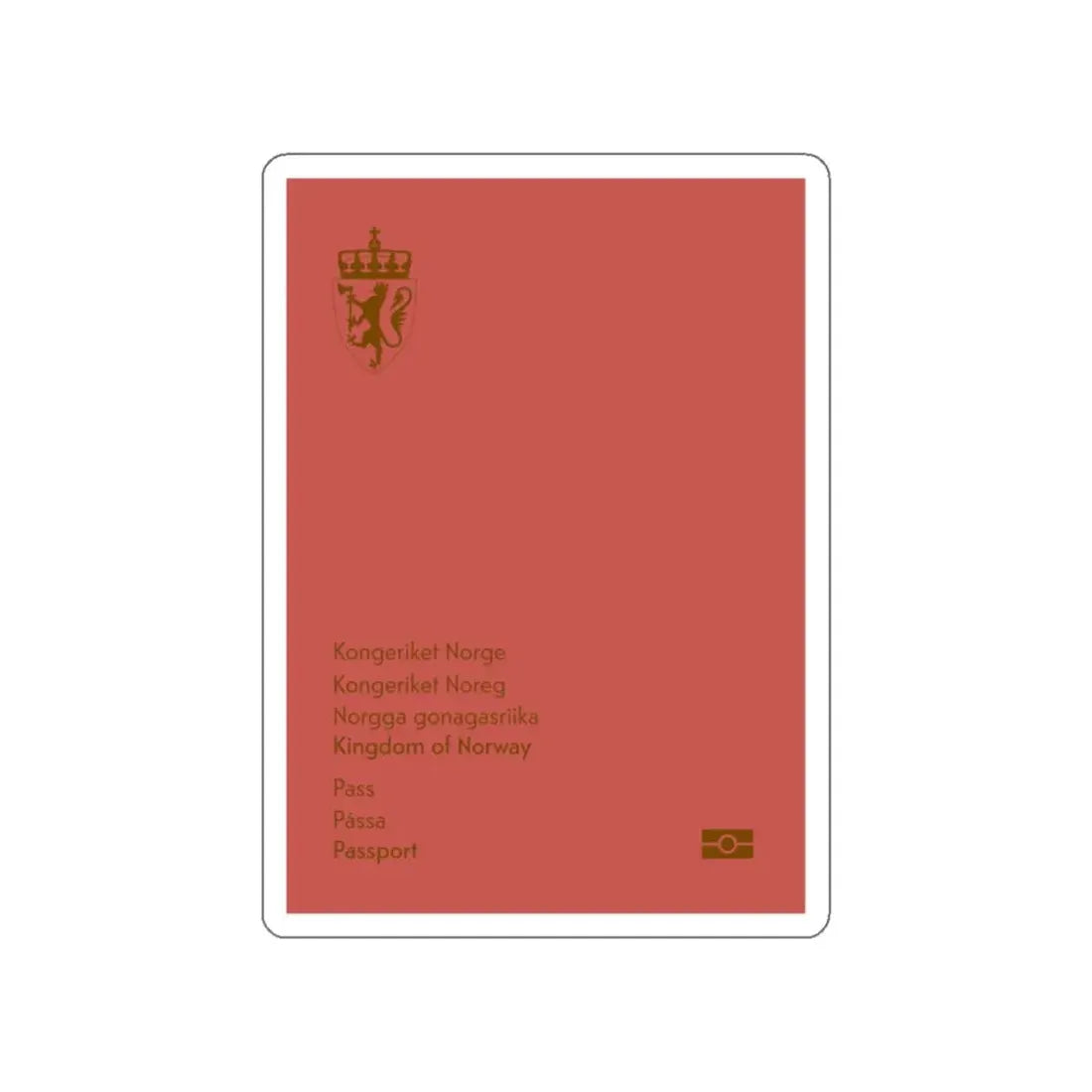 Norway Passport 2020 Ordinary STICKER Vinyl Die-Cut Decal - The Sticker Space
