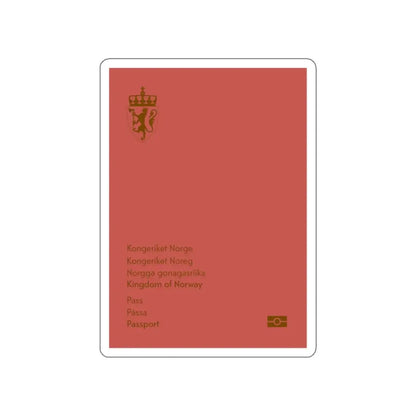 Norway Passport 2020 Ordinary STICKER Vinyl Die-Cut Decal - The Sticker Space