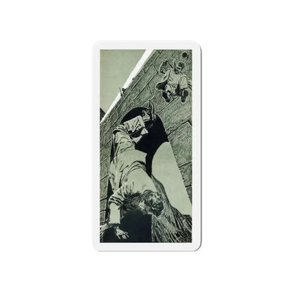 Norway Rendezvouz (1), Blue Book Magazine, April 1951 (Magazine Illustration) Refrigerator Magnet 4 Inch - The Sticker Space