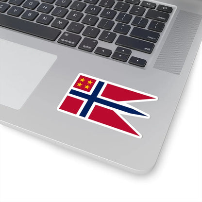 Norwegian General rank flag (Norway) STICKER Vinyl Kiss-Cut Decal - The Sticker Space