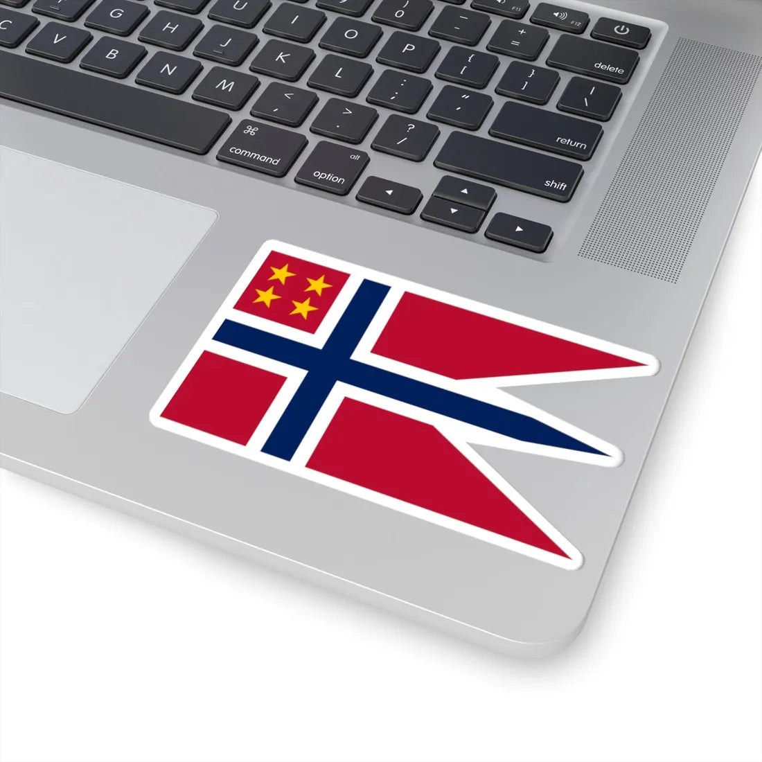 Norwegian General rank flag (Norway) STICKER Vinyl Kiss-Cut Decal - The Sticker Space