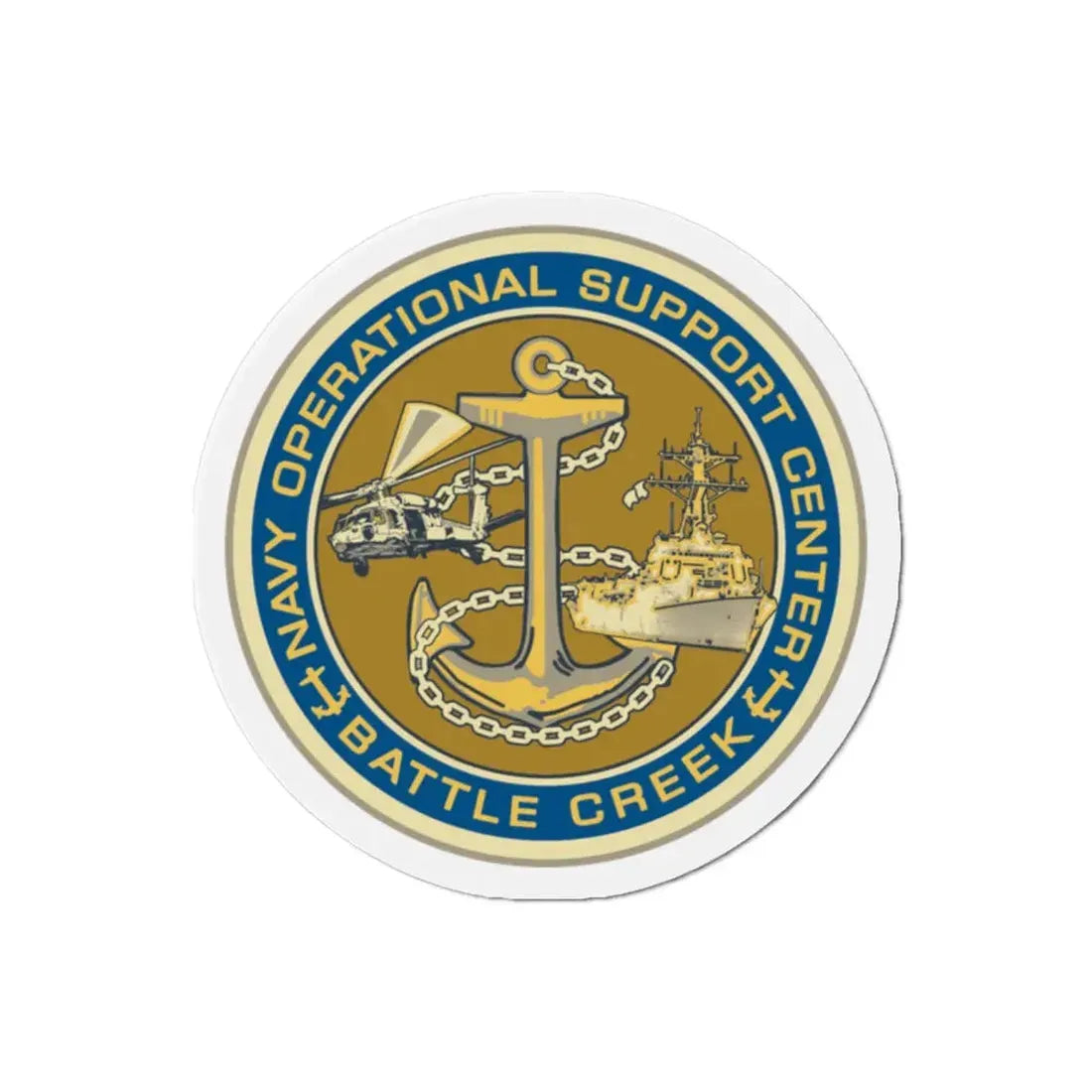 NOSC BC SHIELD (U.S. Navy) Refrigerator Magnet - The Sticker Space