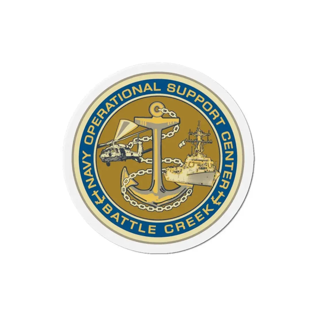 NOSC BC SHIELD (U.S. Navy) Refrigerator Magnet - The Sticker Space