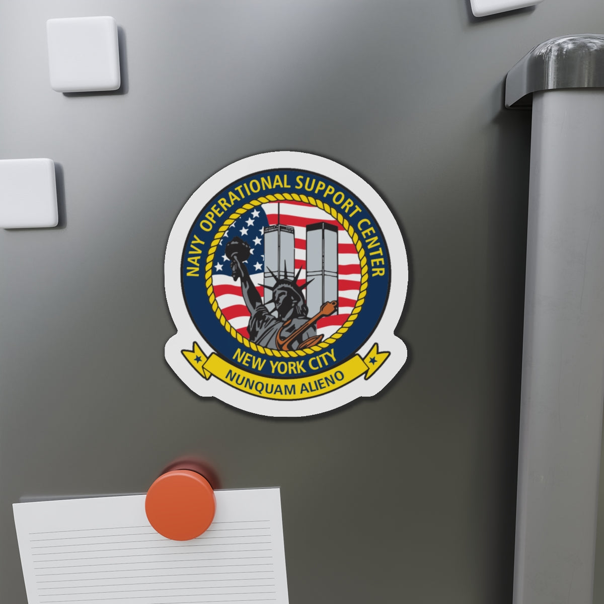 NOSC NYC (U.S. Navy) Die-Cut Magnet-The Sticker Space