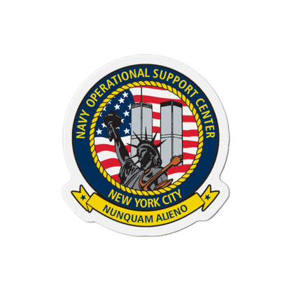 NOSC NYC (U.S. Navy) Die-Cut Magnet-2" x 2"-The Sticker Space