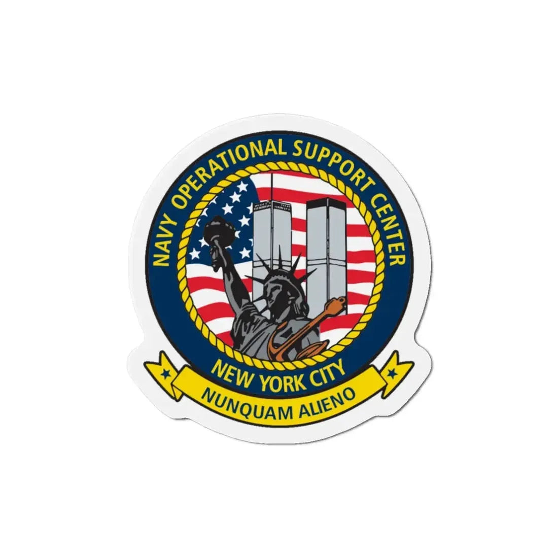 NOSC NYC (U.S. Navy) Refrigerator Magnet - The Sticker Space