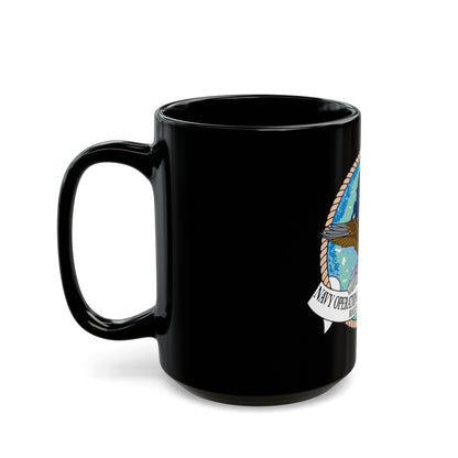 NOSC Rock Island (U.S. Navy) Black Coffee Mug-The Sticker Space