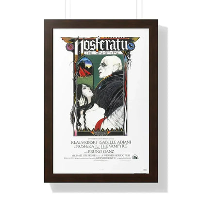 NOSFERATU THE VAMPIRE 1979 - Framed Movie Poster 16″ x 24″ Walnut - The Sticker Space