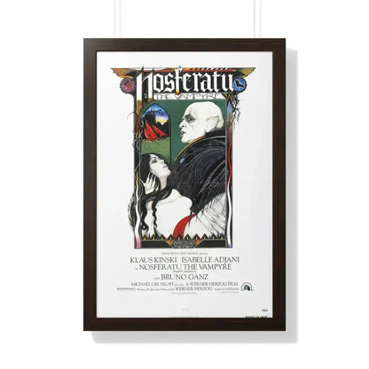NOSFERATU THE VAMPIRE 1979 - Framed Movie Poster 20" x 30" Walnut - The Sticker Space