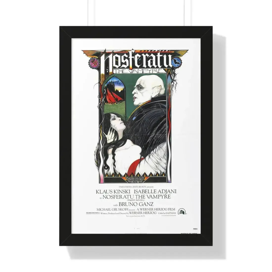 NOSFERATU THE VAMPIRE 1979 - Framed Movie Poster - The Sticker Space