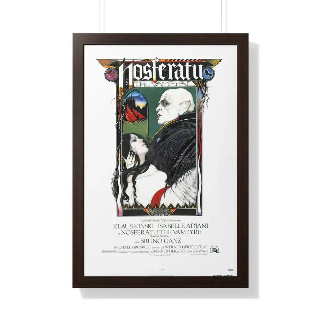 NOSFERATU THE VAMPIRE 1979 - Framed Movie Poster - The Sticker Space