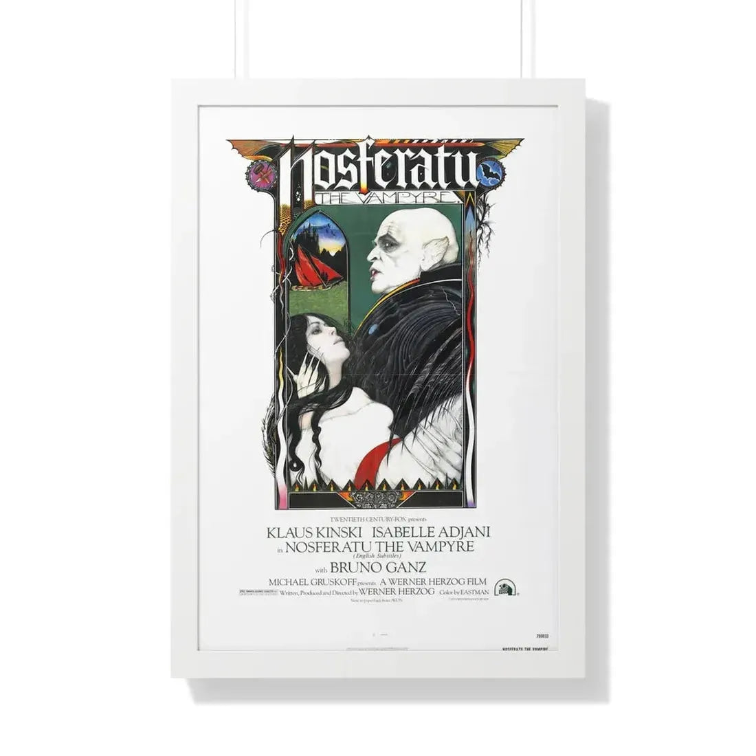 NOSFERATU THE VAMPIRE 1979 - Framed Movie Poster - The Sticker Space