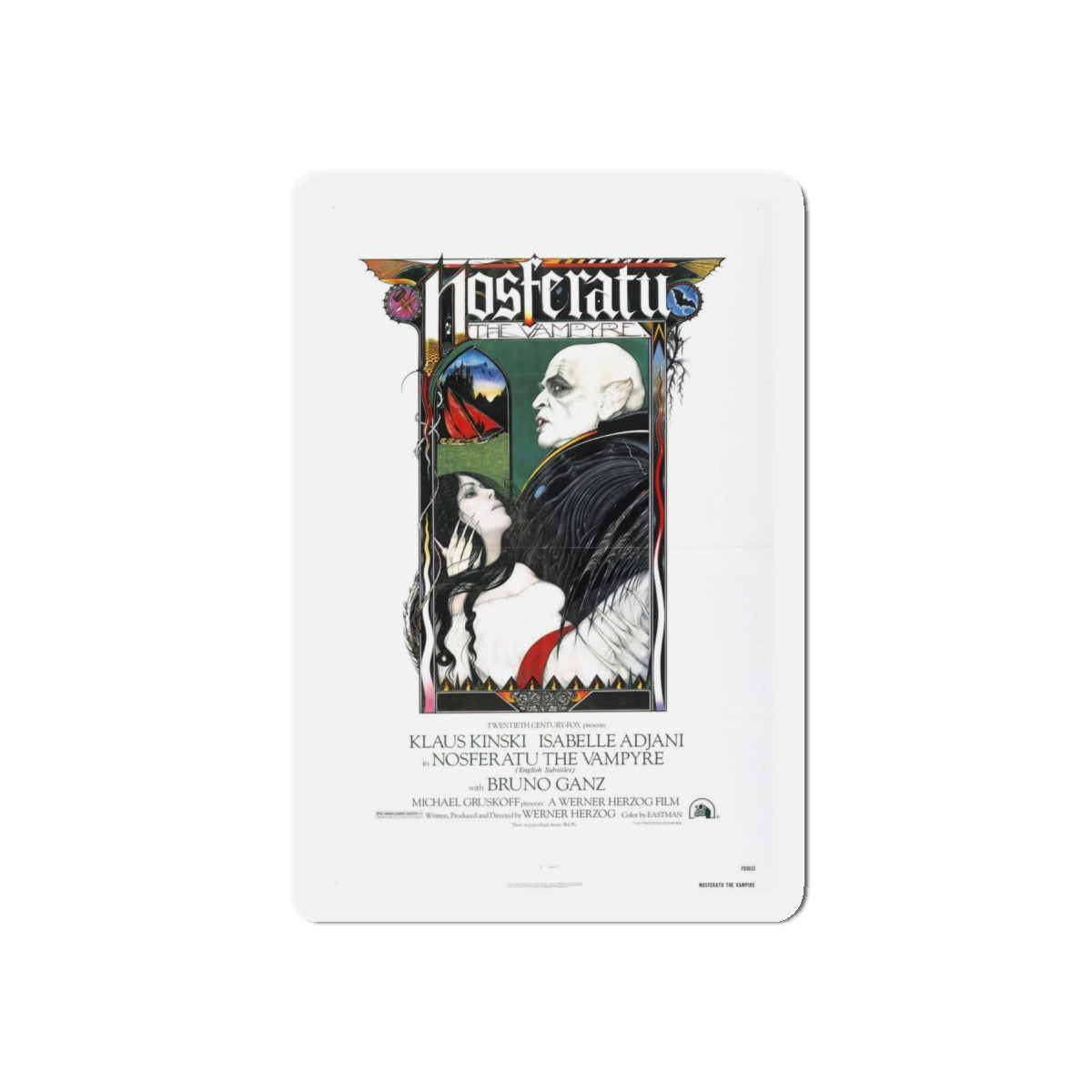 NOSFERATU THE VAMPIRE 1979 Movie Poster - Refrigerator Magnet-4" x 4"-The Sticker Space