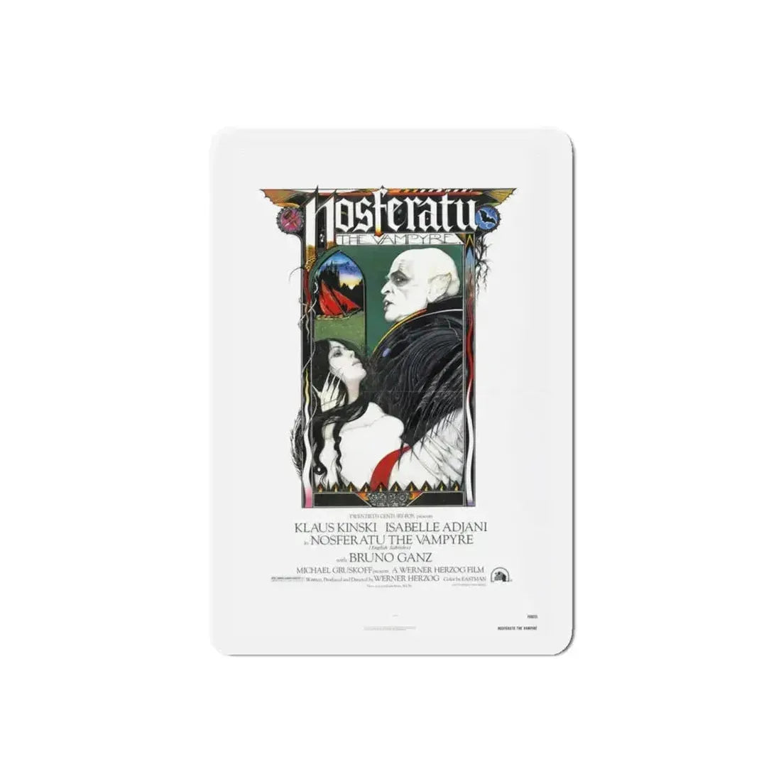 NOSFERATU THE VAMPIRE 1979 Movie Poster - Refrigerator Magnet 5 Inch Die-Cut - The Sticker Space