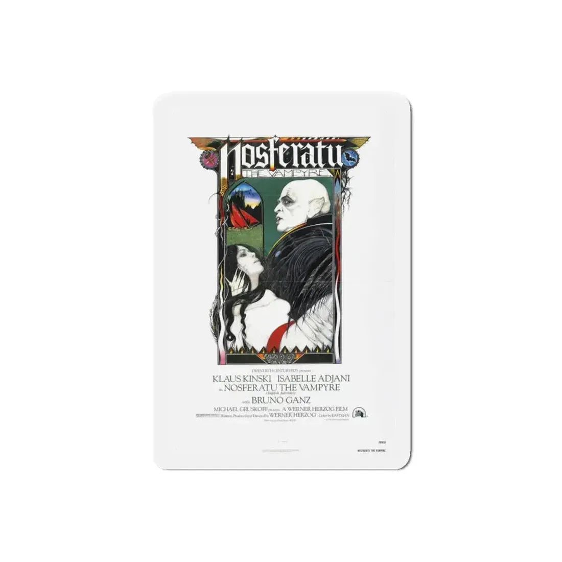 NOSFERATU THE VAMPIRE 1979 Movie Poster - Refrigerator Magnet 6 Inch Die-Cut - The Sticker Space