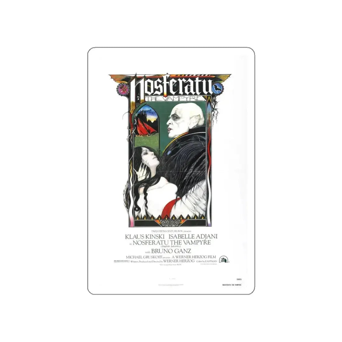 NOSFERATU THE VAMPIRE 1979 Movie Poster STICKER Vinyl Die-Cut Decal 6 Inch - The Sticker Space