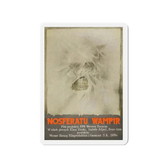 NOSFERATU THE VAMPIRE (POLISH) 1979 Movie Poster - Refrigerator Magnet 2 Inch Die-Cut - The Sticker Space