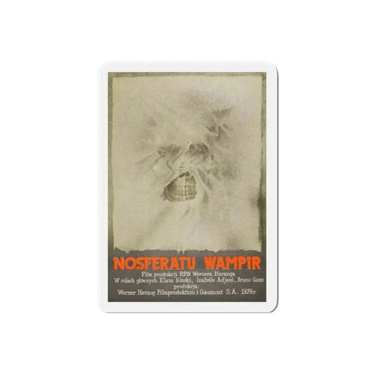 NOSFERATU THE VAMPIRE (POLISH) 1979 Movie Poster - Refrigerator Magnet 6 Inch Die-Cut - The Sticker Space