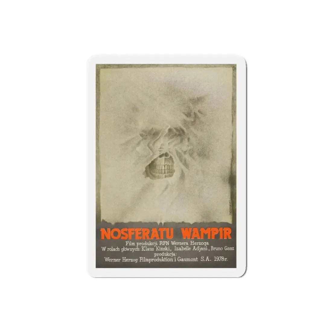 NOSFERATU THE VAMPIRE (POLISH) 1979 Movie Poster - Refrigerator Magnet - The Sticker Space