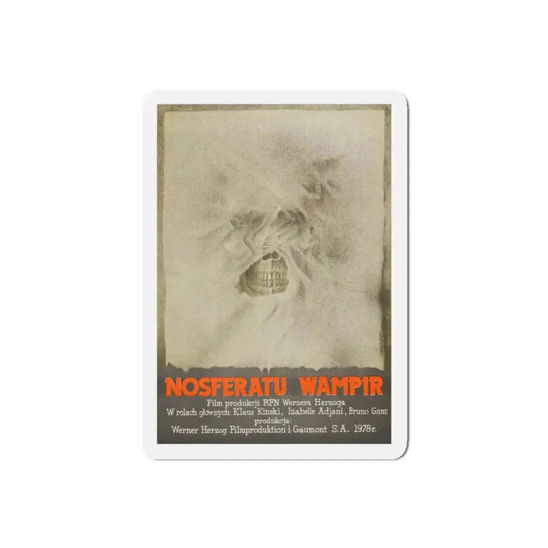 NOSFERATU THE VAMPIRE (POLISH) 1979 Movie Poster - Refrigerator Magnet - The Sticker Space