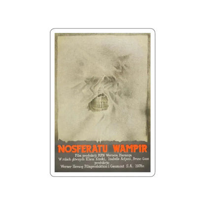 NOSFERATU THE VAMPIRE (POLISH) 1979 Movie Poster STICKER Vinyl Die-Cut Decal 3 Inch - The Sticker Space