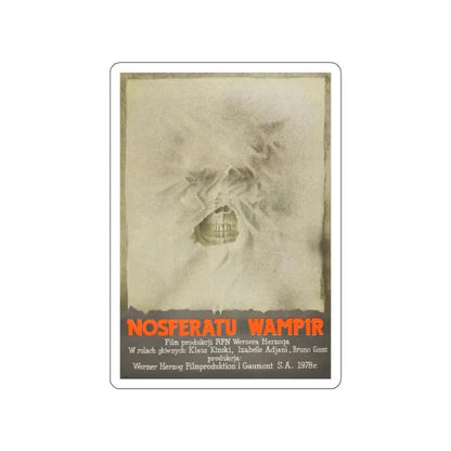 NOSFERATU THE VAMPIRE (POLISH) 1979 Movie Poster STICKER Vinyl Die-Cut Decal - The Sticker Space