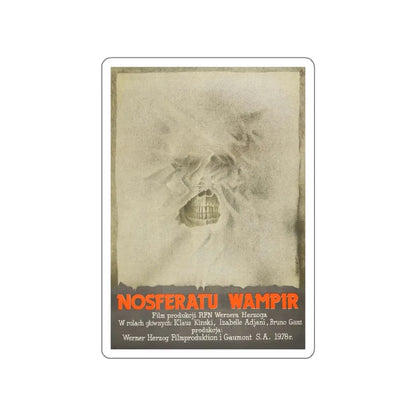 NOSFERATU THE VAMPIRE (POLISH) 1979 Movie Poster STICKER Vinyl Die-Cut Decal - The Sticker Space