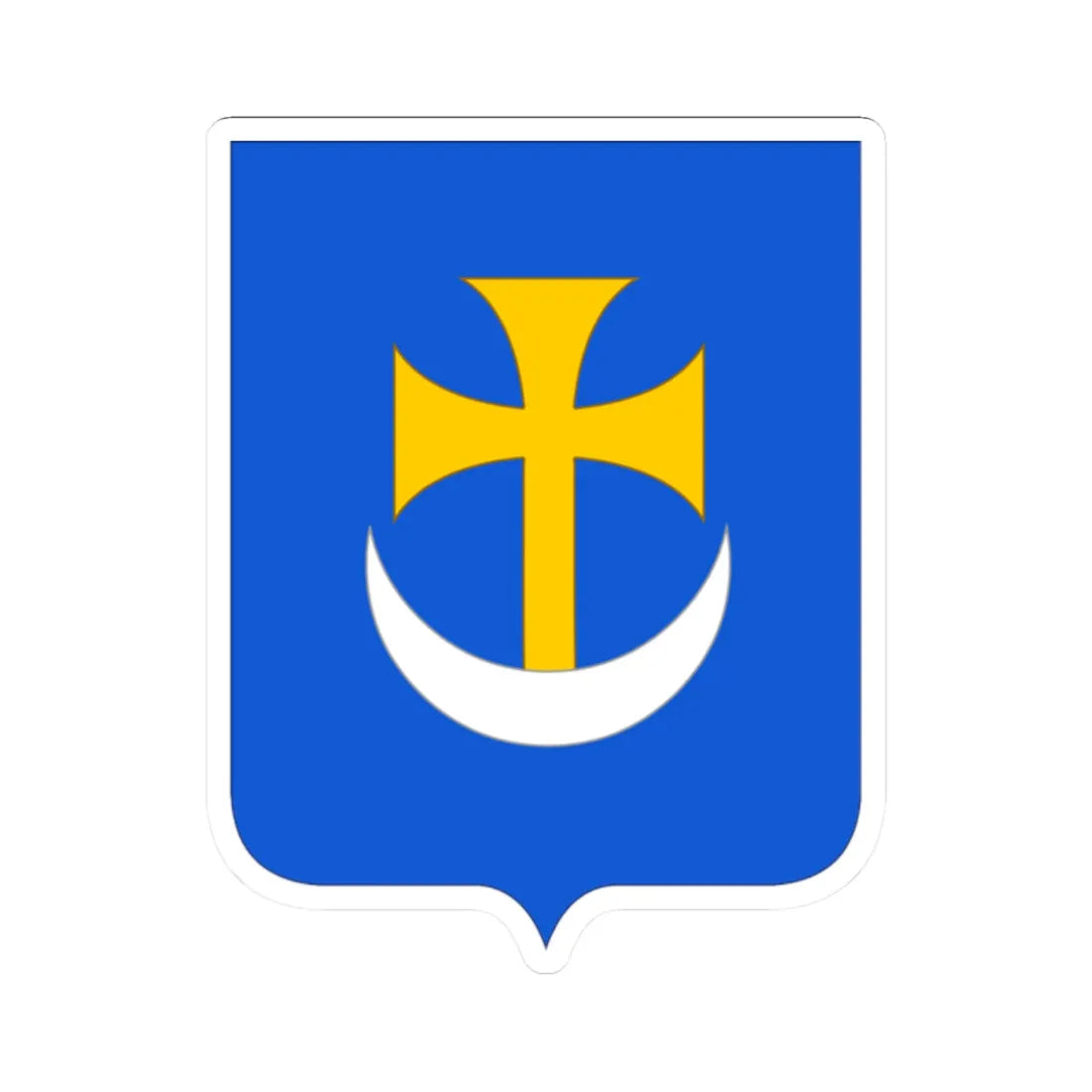 Nosinskyi rajon-herb (Ukraine) (Coat of Arms) STICKER Vinyl Kiss-Cut Decal 2 Inch White - The Sticker Space