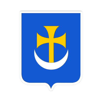 Nosinskyi rajon-herb (Ukraine) (Coat of Arms) STICKER Vinyl Kiss-Cut Decal 3 Inch White - The Sticker Space