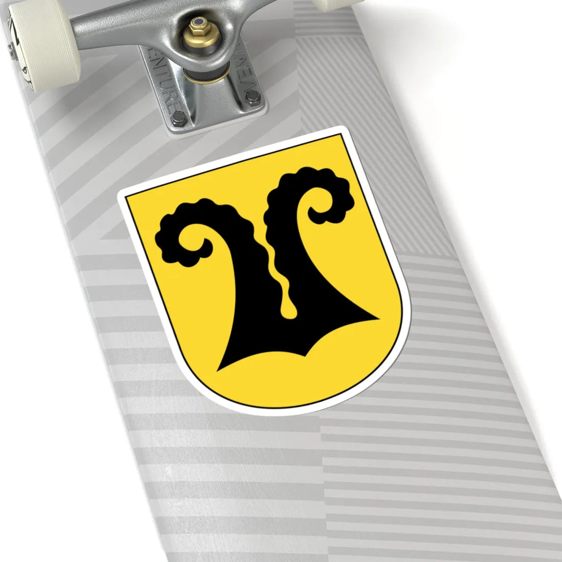 Nossikon coat of arms (Switzerland) (Coat of Arms) STICKER Vinyl Kiss-Cut Decal - The Sticker Space