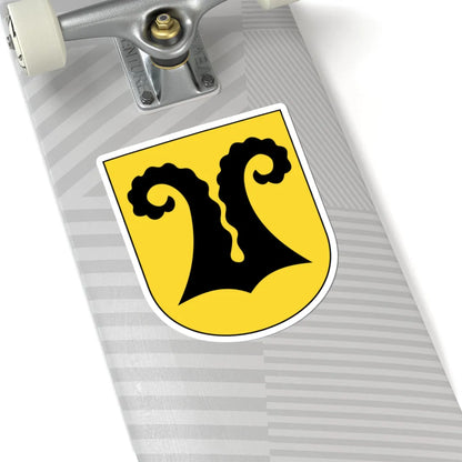 Nossikon coat of arms (Switzerland) (Coat of Arms) STICKER Vinyl Kiss-Cut Decal - The Sticker Space