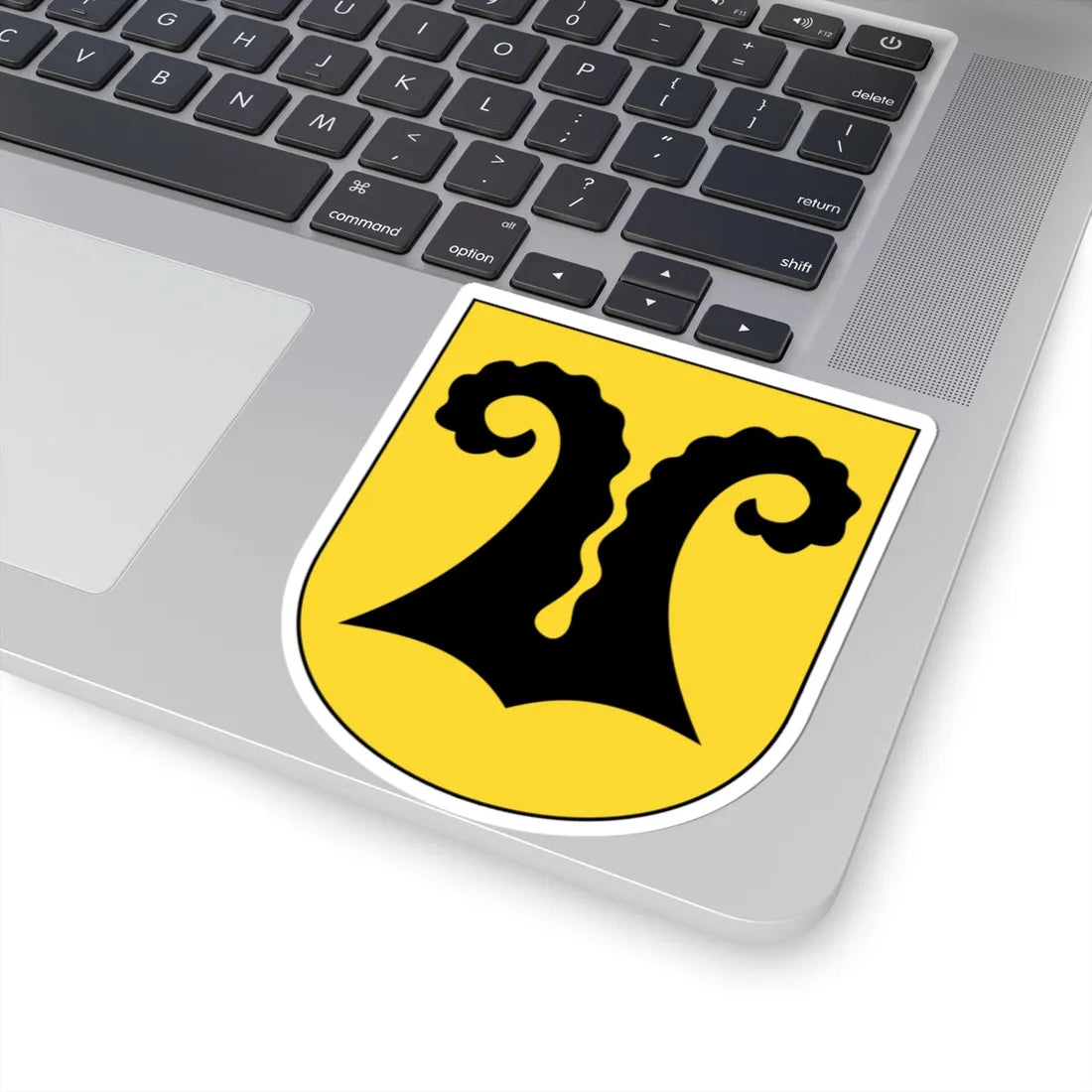 Nossikon coat of arms (Switzerland) (Coat of Arms) STICKER Vinyl Kiss-Cut Decal - The Sticker Space