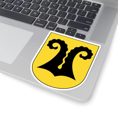 Nossikon coat of arms (Switzerland) (Coat of Arms) STICKER Vinyl Kiss-Cut Decal - The Sticker Space