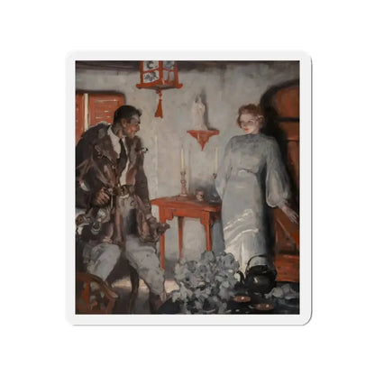 Not Any Closer (Magazine Illustration) Refrigerator Magnet - The Sticker Space