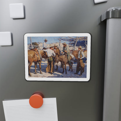 Not Much of a Hand (1927) (Magazine Illustration) Refrigerator Magnet-The Sticker Space