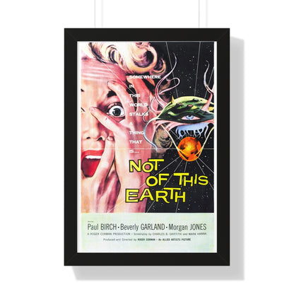 NOT OF THIS EARTH 1957 - Framed Movie Poster-16″ x 24″-The Sticker Space