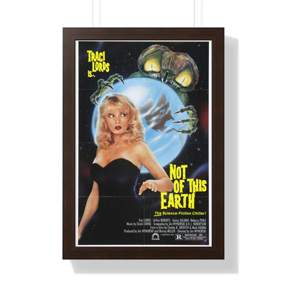 NOT OF THIS EARTH 1988 - Framed Movie Poster-16″ x 24″-The Sticker Space